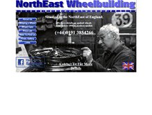 Tablet Screenshot of ne-wheelbuilding.co.uk